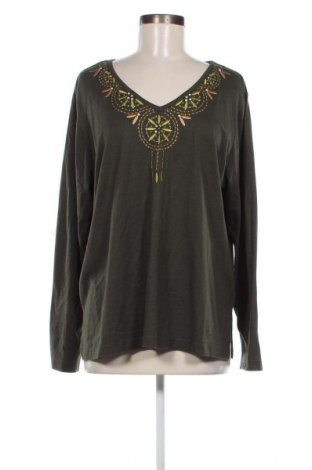Γυναικεία μπλούζα Lady M, Μέγεθος XXL, Χρώμα Πράσινο, Τιμή 16,08 €