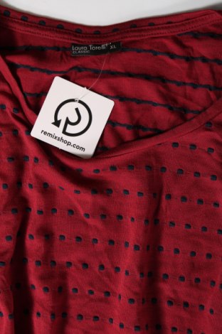 Дамска блуза Laura Torelli, Размер XL, Цвят Червен, Цена 6,27 лв.