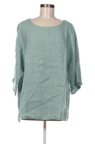 Γυναικεία μπλούζα Le Jardin du Lin, Μέγεθος XL, Χρώμα Πράσινο, Τιμή 22,27 €