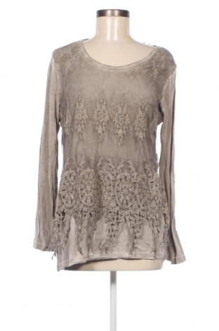 Дамска блуза Lisa Tossa, Размер L, Цвят Бежов, Цена 6,48 лв.