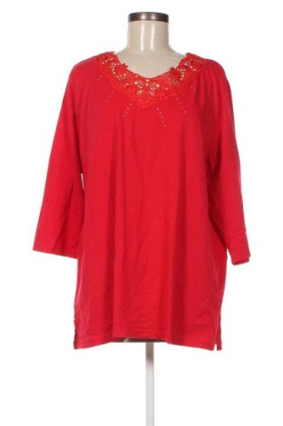Γυναικεία μπλούζα M. Collection, Μέγεθος XXL, Χρώμα Κόκκινο, Τιμή 11,75 €