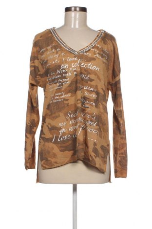 Γυναικεία μπλούζα Made In Italy, Μέγεθος L, Χρώμα Πολύχρωμο, Τιμή 1,76 €