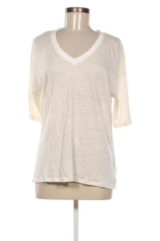 Дамска блуза Massimo Dutti, Размер L, Цвят Екрю, Цена 67,27 лв.