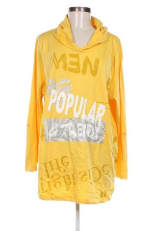 Γυναικεία μπλούζα Mia Moda, Μέγεθος XXL, Χρώμα Κίτρινο, Τιμή 14,85 €