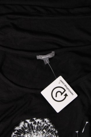 Γυναικεία μπλούζα Montego, Μέγεθος L, Χρώμα Μαύρο, Τιμή 11,75 €