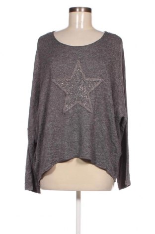 Γυναικεία μπλούζα Multiblu, Μέγεθος XL, Χρώμα Γκρί, Τιμή 5,99 €