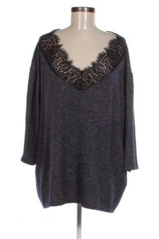 Γυναικεία μπλούζα ONLY Carmakoma, Μέγεθος XL, Χρώμα Μπλέ, Τιμή 9,28 €