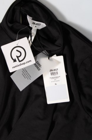 Γυναικεία μπλούζα Object, Μέγεθος XL, Χρώμα Μαύρο, Τιμή 10,02 €