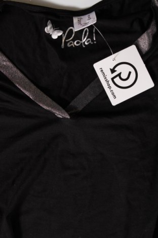 Γυναικεία μπλούζα Paola, Μέγεθος L, Χρώμα Μαύρο, Τιμή 11,75 €