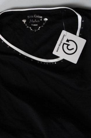 Γυναικεία μπλούζα Pima Cotton, Μέγεθος S, Χρώμα Μαύρο, Τιμή 2,88 €