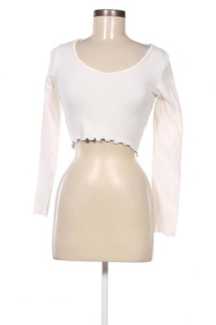 Дамска блуза Pull&Bear, Размер M, Цвят Бял, Цена 6,20 лв.