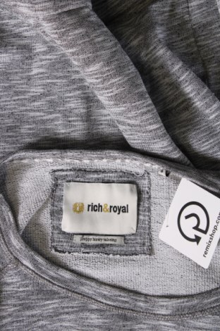 Γυναικεία μπλούζα Rich & Royal, Μέγεθος XL, Χρώμα Γκρί, Τιμή 10,00 €