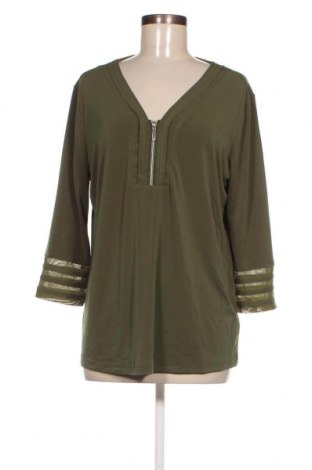Γυναικεία μπλούζα Rick Cardona, Μέγεθος XL, Χρώμα Πράσινο, Τιμή 8,46 €
