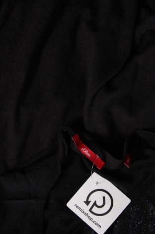 Γυναικεία μπλούζα S.Oliver, Μέγεθος L, Χρώμα Μαύρο, Τιμή 12,60 €