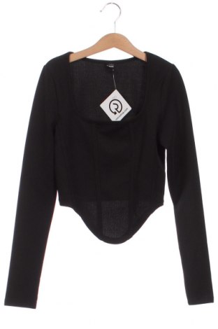 Дамска блуза SHEIN, Размер XS, Цвят Черен, Цена 21,30 лв.