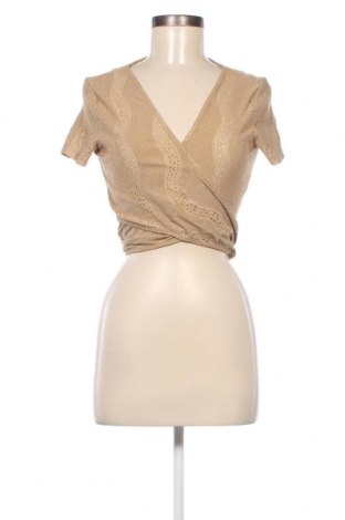 Дамска блуза SHEIN, Размер S, Цвят Бежов, Цена 3,04 лв.