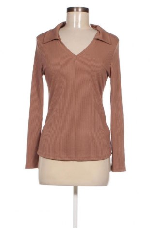 Дамска блуза SHEIN, Размер L, Цвят Кафяв, Цена 6,46 лв.