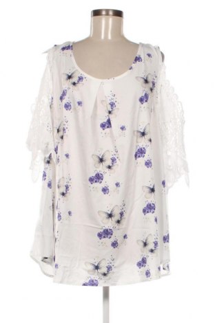Дамска блуза SHEIN, Размер 4XL, Цвят Бял, Цена 11,48 лв.