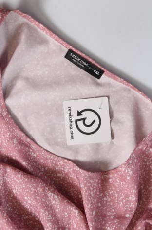 Дамска блуза SHEIN, Размер 4XL, Цвят Розов, Цена 19,14 лв.