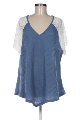 Damen Shirt SHEIN, Größe 4XL, Farbe Blau, Preis 5,87 €