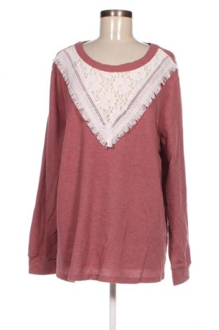 Γυναικεία μπλούζα SHEIN, Μέγεθος 4XL, Χρώμα Σάπιο μήλο, Τιμή 6,35 €
