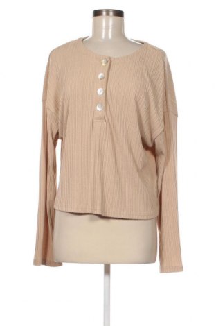 Γυναικεία μπλούζα SHEIN, Μέγεθος M, Χρώμα  Μπέζ, Τιμή 2,59 €