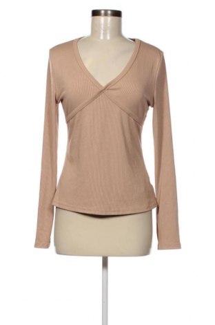 Γυναικεία μπλούζα SHEIN, Μέγεθος L, Χρώμα  Μπέζ, Τιμή 1,76 €