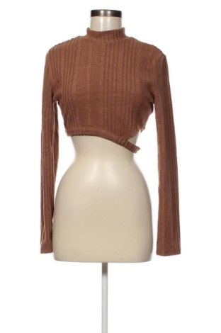 Дамска блуза SHEIN, Размер L, Цвят Кафяв, Цена 3,04 лв.