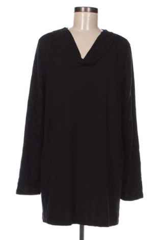 Дамска блуза Selection By Ulla Popken, Размер XL, Цвят Черен, Цена 13,68 лв.