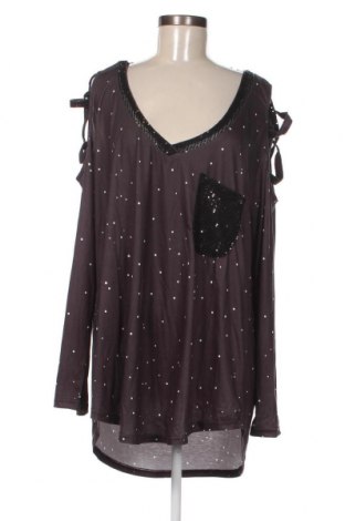 Γυναικεία μπλούζα Sheilay, Μέγεθος XXL, Χρώμα Γκρί, Τιμή 4,00 €