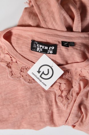 Дамска блуза Superdry, Размер L, Цвят Розов, Цена 12,54 лв.