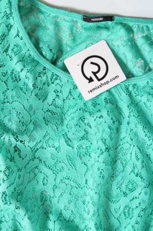 Γυναικεία μπλούζα Tezenis, Μέγεθος M, Χρώμα Πράσινο, Τιμή 3,06 €