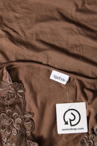 Дамска блуза Together, Размер L, Цвят Бежов, Цена 6,46 лв.