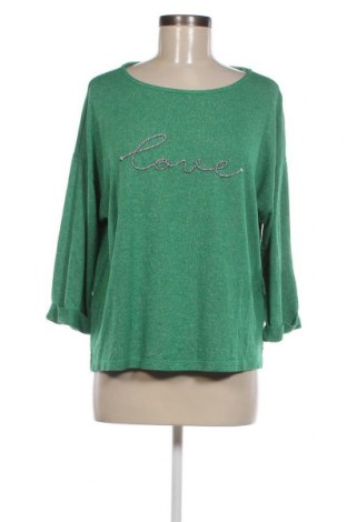 Γυναικεία μπλούζα Tom Tailor, Μέγεθος XL, Χρώμα Πράσινο, Τιμή 22,27 €