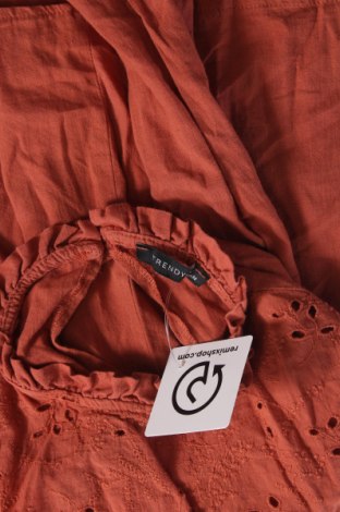 Дамска блуза Trendyol, Размер S, Цвят Оранжев, Цена 7,17 лв.