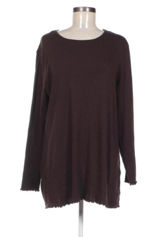Γυναικεία μπλούζα Ulla Popken, Μέγεθος XL, Χρώμα Καφέ, Τιμή 6,53 €