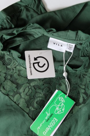 Дамска блуза VILA, Размер M, Цвят Зелен, Цена 18,00 лв.