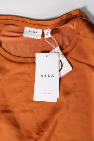 Дамска блуза VILA, Размер M, Цвят Кафяв, Цена 15,60 лв.