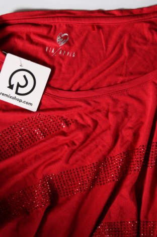 Γυναικεία μπλούζα Via Appia, Μέγεθος XL, Χρώμα Κόκκινο, Τιμή 8,91 €
