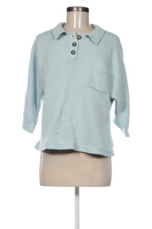 Γυναικεία μπλούζα Wrap, Μέγεθος L, Χρώμα Μπλέ, Τιμή 10,46 €