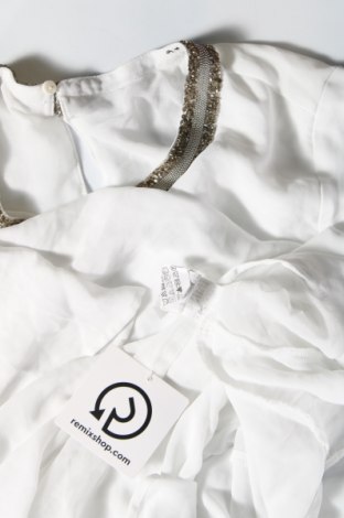 Дамска блуза Zara, Размер M, Цвят Бял, Цена 15,00 лв.