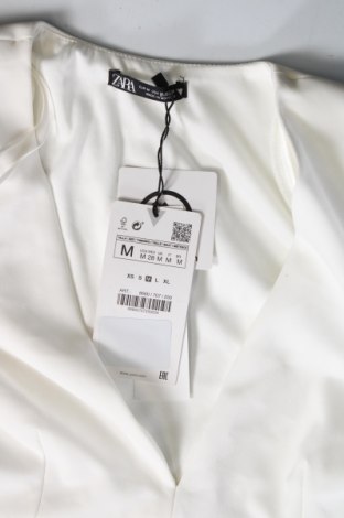 Дамска блуза Zara, Размер M, Цвят Бял, Цена 26,29 лв.