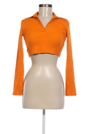 Дамска блуза Zara, Размер M, Цвят Оранжев, Цена 5,00 лв.