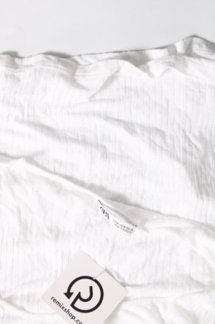 Γυναικεία μπλούζα Zara, Μέγεθος M, Χρώμα Λευκό, Τιμή 11,13 €