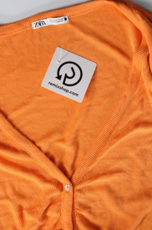Дамска блуза Zara, Размер L, Цвят Оранжев, Цена 6,48 лв.