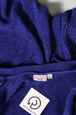 Γυναικεία ζακέτα Laura T., Μέγεθος L, Χρώμα Μπλέ, Τιμή 1,79 €