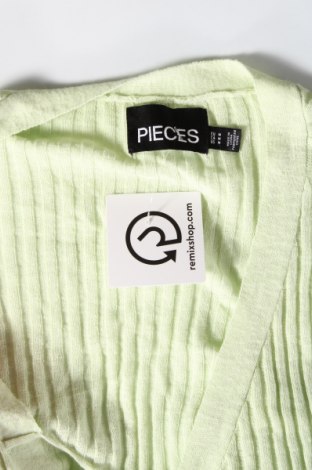 Damen Strickjacke Pieces, Größe L, Farbe Grün, Preis € 5,57