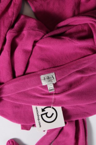 Γυναικεία ζακέτα Un Deux Trois, Μέγεθος XL, Χρώμα Ρόζ , Τιμή 32,78 €