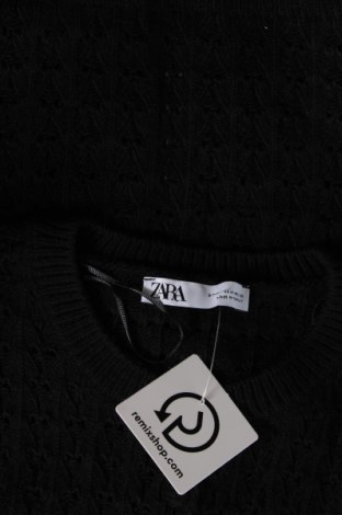 Дамска жилетка Zara, Размер M, Цвят Черен, Цена 20,12 лв.