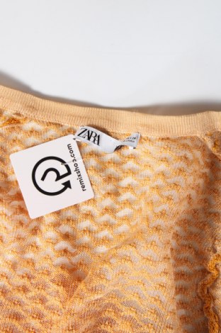 Damen Strickjacke Zara, Größe L, Farbe Gelb, Preis 13,92 €